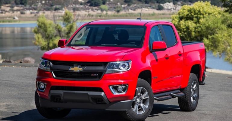 Chevy Colorado sales rise but tight inventories keep it off monthly average