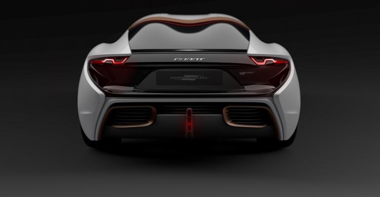 Concept sports car said capable of 062 mph sprint in 24 seconds