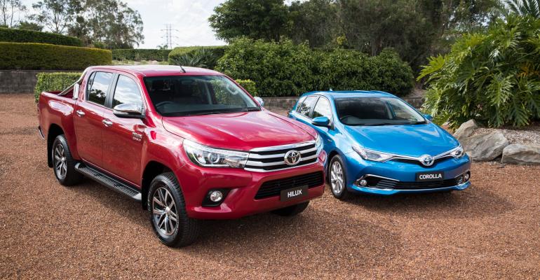 HiLux Corolla top sellers for Toyota Australiarsquos No1 brand for 14 years 