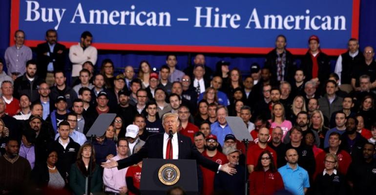 Trump promises to preserve auto jobs in Michigan Ohio Pennsylvania and Wisconsin