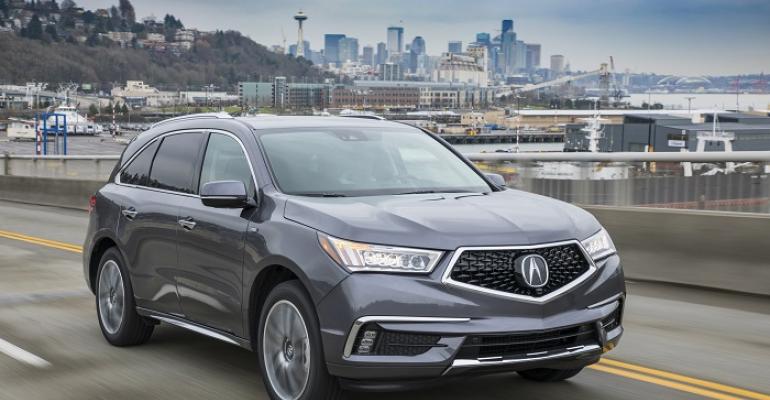 MDX hybrid on sale now at US Acura dealers