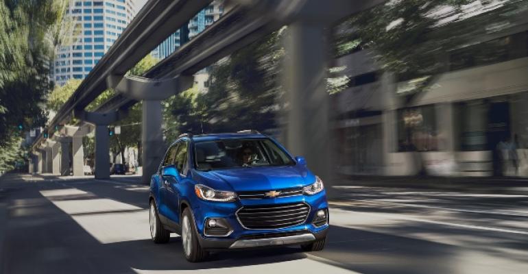 GMrsquos tiny Chevy Trax registers big sales month