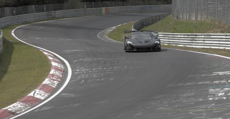 McLaren XP1 LM hybridpowered prototype sets record at Nuumlrburgring Nordschleife