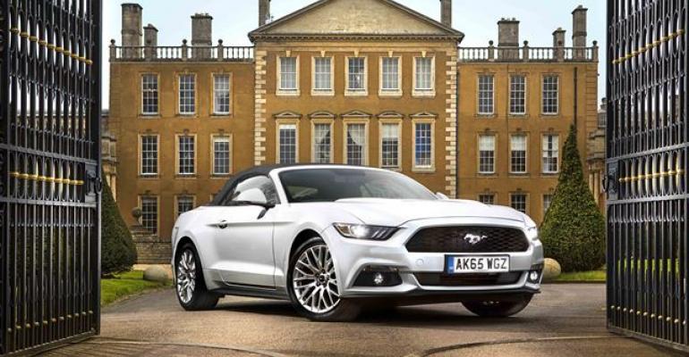 Mustang down big in US up big globally
