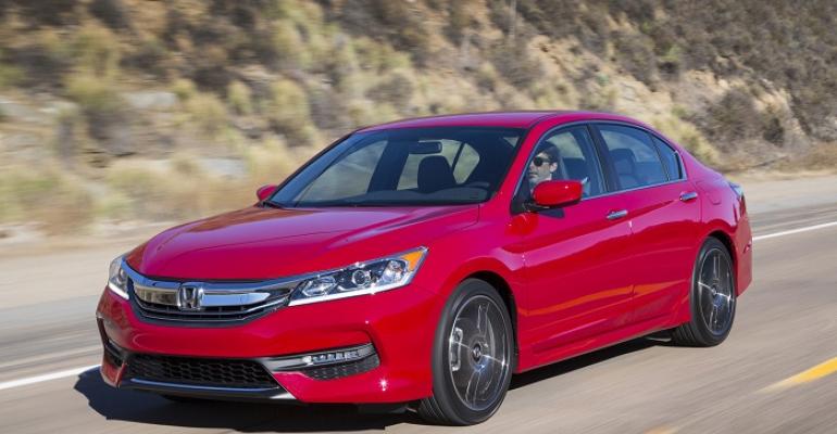 Hondarsquos Accord one of few cars in positive territory in May