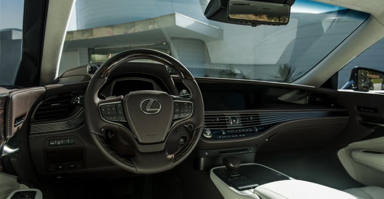 Lexus CoDrive steering support in new rsquo18 LS sedan