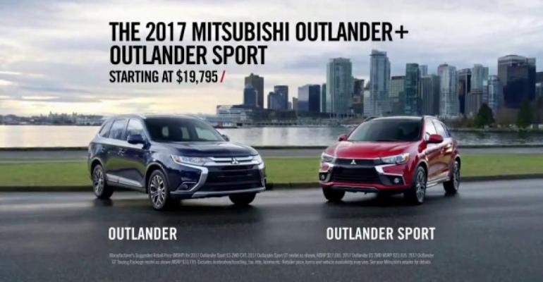 Topranked Mitsubishi ad touts Outlander Outlander Sport