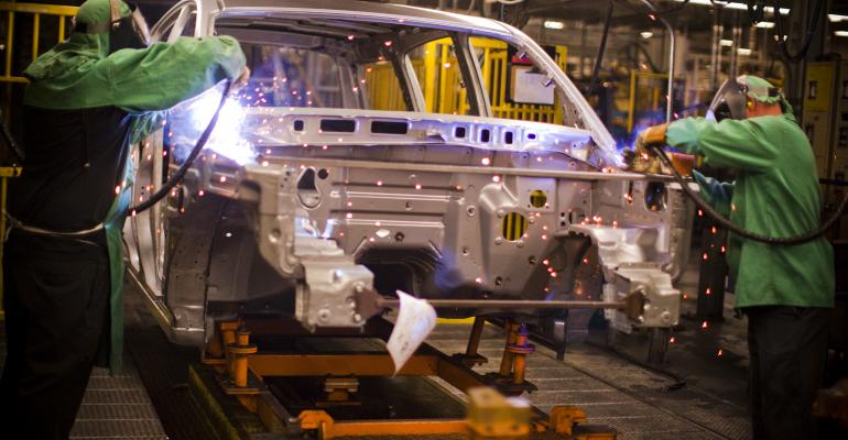 Nissan plant in Mississippi builds cars vans pickups and utility vehicles