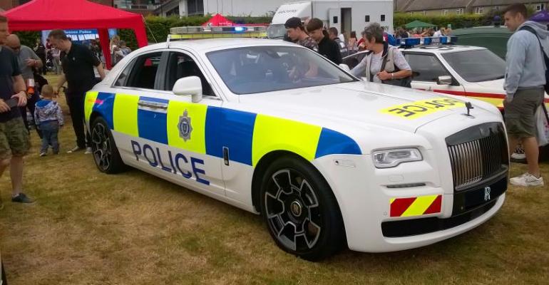 Policebespoke Rolls turns heads at charity event