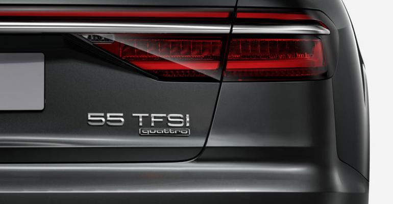 55 TFSI replaces 30 TFSI badging under new Audi system