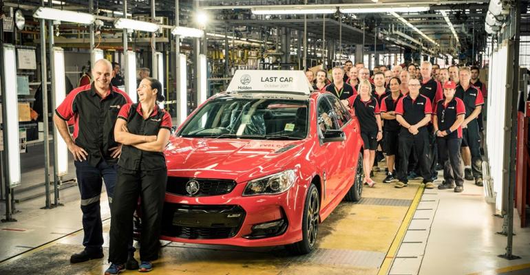 Holden Commodore last to roll of Elizabeth assembly line in South Australia