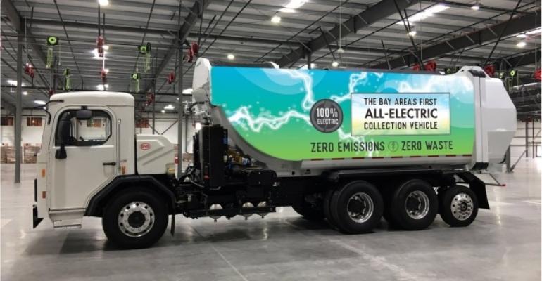Truck could be precursor to allelectric refusetruck fleet in California city