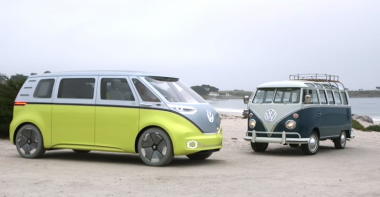 Electric ID Buzz due in 2022 pays homage to VW Microbus