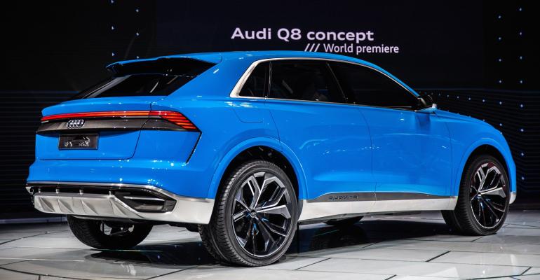 Audi Q8 concept unveiled at 2017 North American International Auto Show in Detroit
