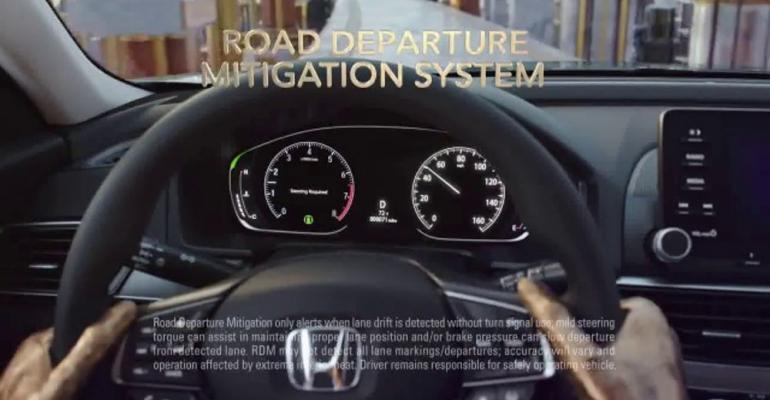 Commercial for rsquo18 Honda Accord emphasizes safety features