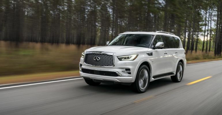 3918 QX80 on sale now at US Infiniti dealers