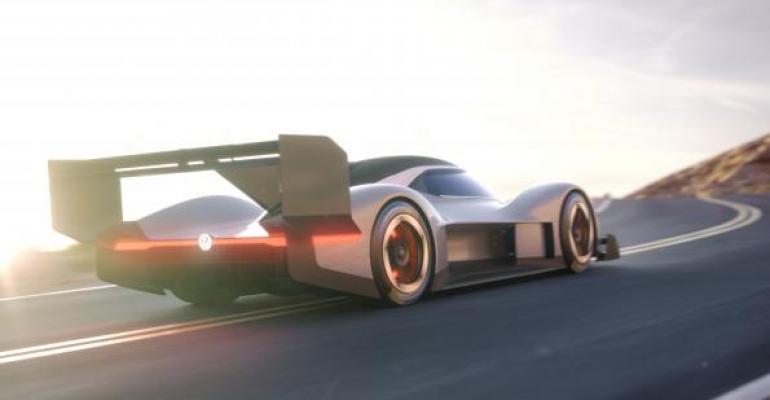 Aerodynamic hardware lends Le Mans look to VWrsquos prototype EV 