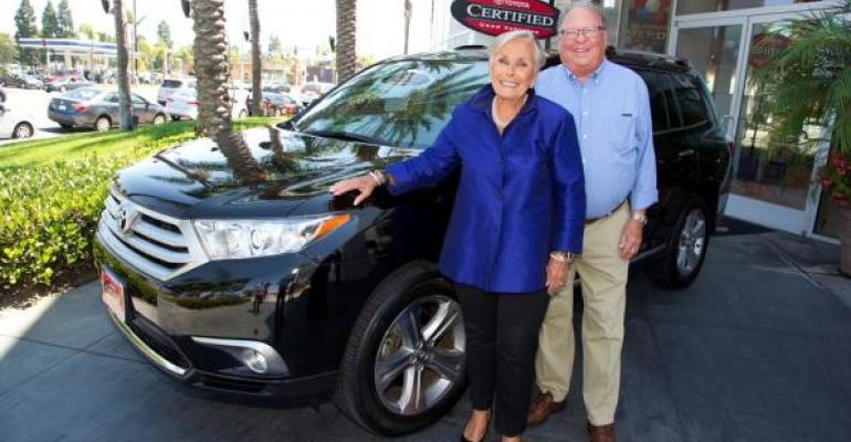 The Wenzels of California opted for used Toyota Highlander SUV 
