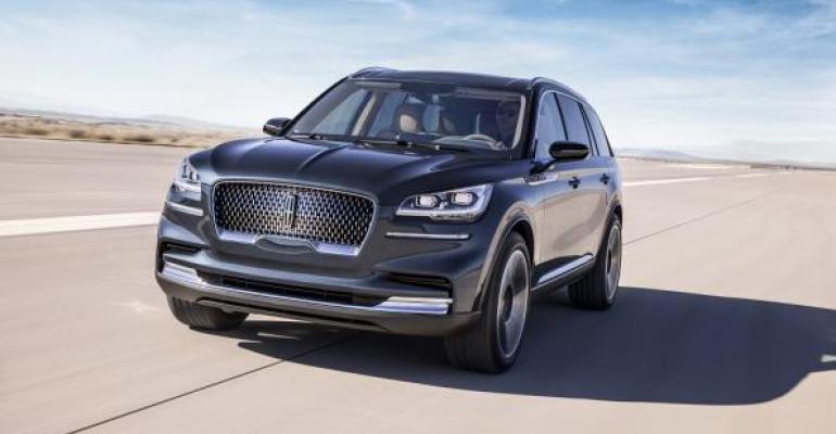 Allnew Lincoln Aviator shown and sibling Ford Explorer to lift Ford sales in 2019 