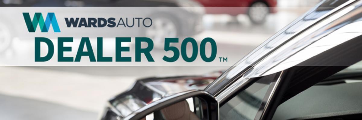 WardsAuto 2020 Dealer 500 Ranking