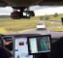 Selfdriving Tesla Model S keeps safe distance from lead vehicle on handling track