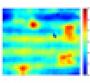 Thermal image flash thermography reveals differences in thickness and composition