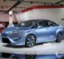 Toyota FCVR hydrogen fuelcell concept car shown at 2012 Detroit auto show