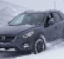 Driving CX5s in snow shows off AWD system