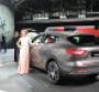 In its modelwithmodel autoshow tradition Maserati shows its Levante in New York  