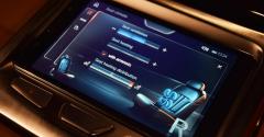 Climate controls in BMW 750xi let 2ndrow passengers personalize comfort zone 