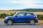 Two doors rising shoulder and raked roof distinguish Paceman from Countryman CUV