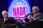 President Bush answers questions from former NADA Chairman Stephen W Wade at this yearrsquos convention NADA photo