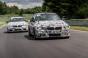 Camouflaged BMW M cars in testing at Nurburgring