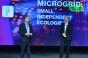 Bosch executives Mike Mansuetti left and Stefan Hartung delivering CES Monday keynote