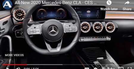 Mercedes CLA interior