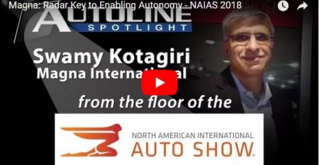 Autoline at NAIAS 2018: Magna&#039;s Swamy Kotagiri